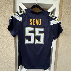 NFL Jr. Seau Chargers Jersey with Logo Patch
